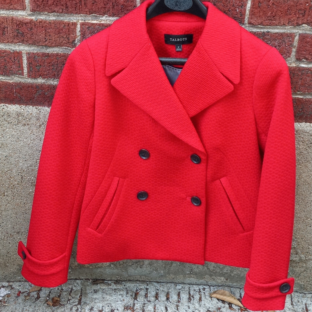 Nwot Talbots Red All Season Blazer